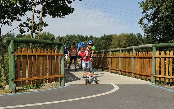 Skater auf der Flaeming-Skate