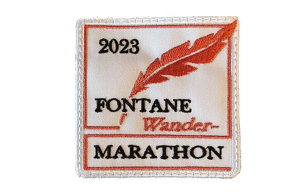 Fontane-Wandermarathon Aufnäher