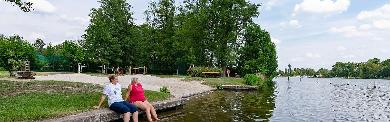 Familie Werner im Strandbad Neue Mühle ,
        
    

        Foto: TMB-Fotoarchiv/Steffen Lehmann