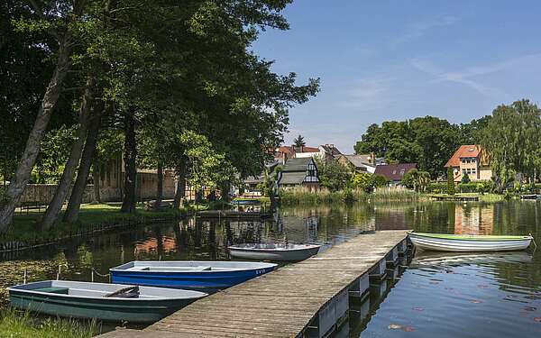 Steg am Stadtsee Lychen