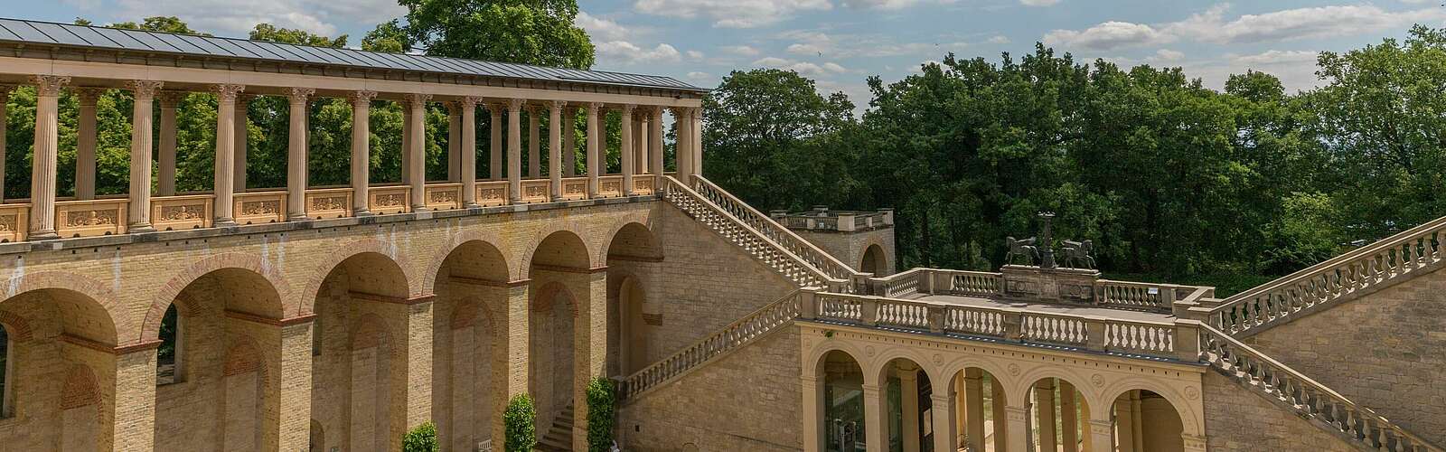 Das Schloss Belvedere auf dem Pfingstberg,
        
    

        Foto: TMB-Fotoarchiv/SPSG/Steffen Lehmann