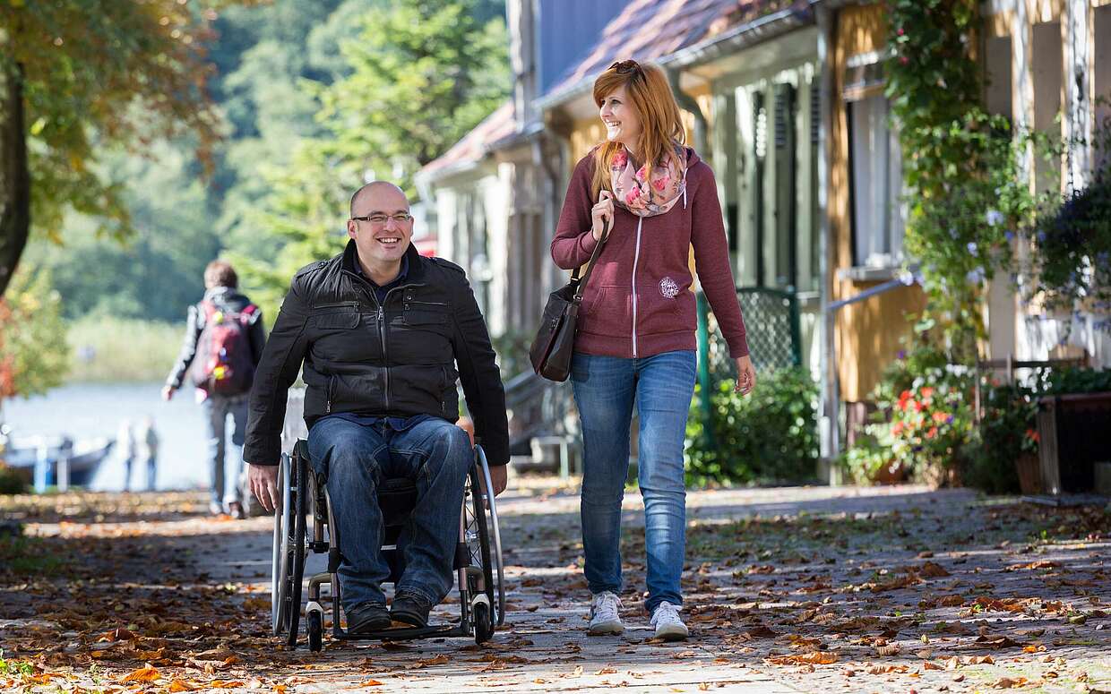 Mit dem Rollstuhl die Stadt entdecken