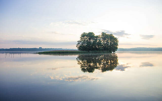 Insel auf dem See