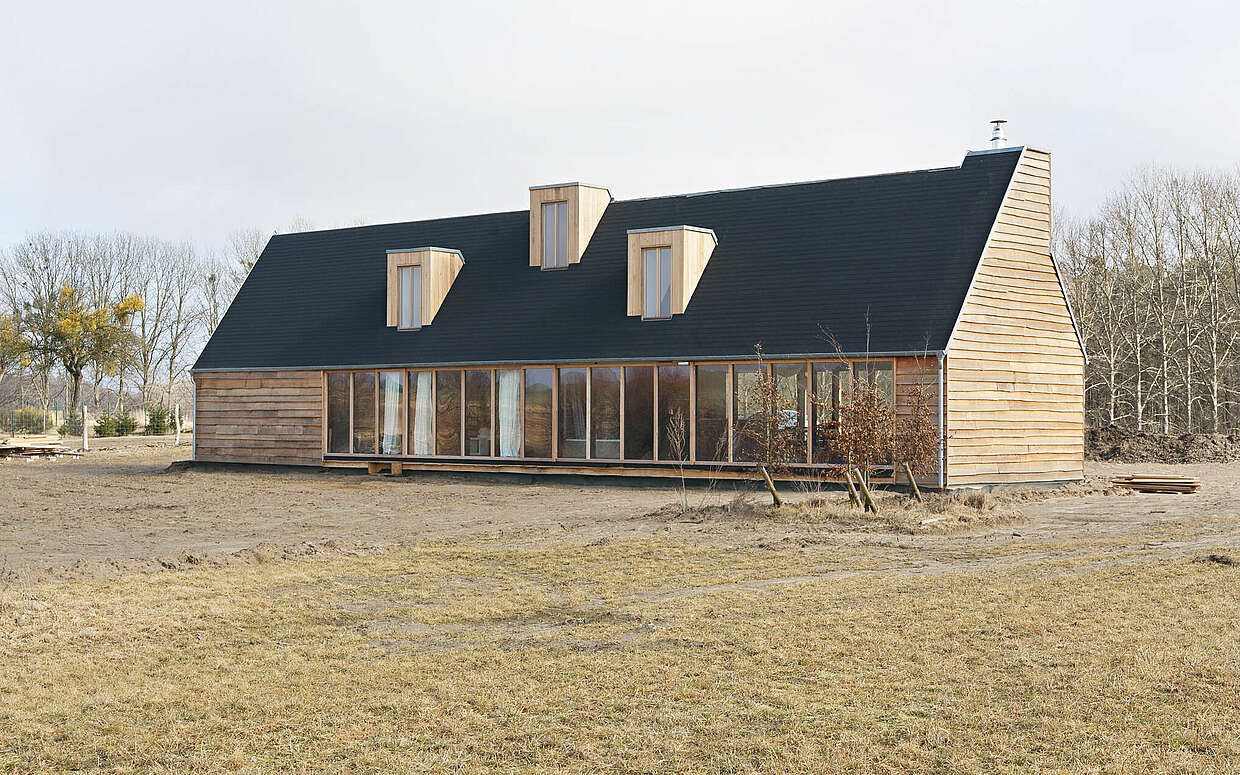 2014 als eines von zwei Häusern des Jahres ausgezeichnet: das Schwarze Haus in Pinnow.