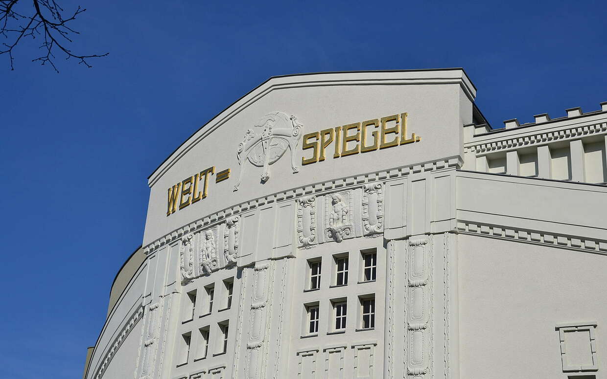 Fassade des Kinos Weltspiegel in Cottbus