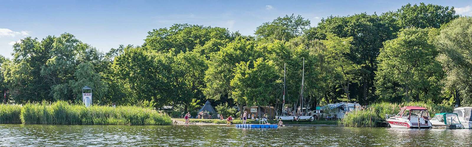 Blick auf den Campingpark Potsdam,
        
    

        Foto: TMB-Fotoarchiv/Steffen Lehmann