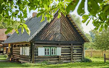 Blockhütte im Spreewald