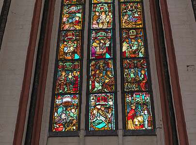 Fenster in der Marienkirche Frankfurt (Oder)