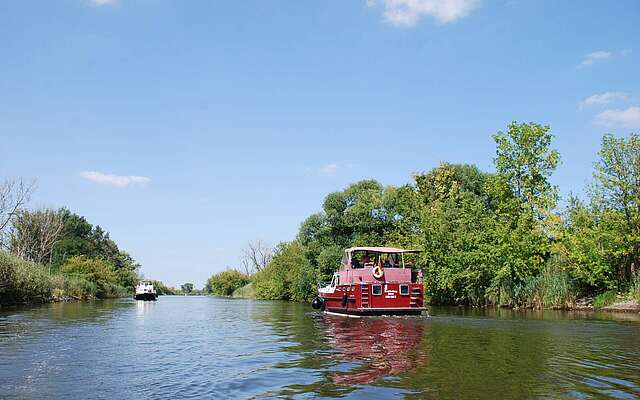 Hausboote auf der Havel