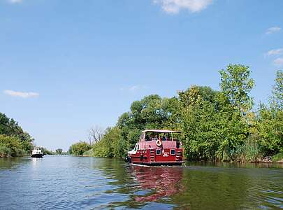 Hausboote auf der Havel