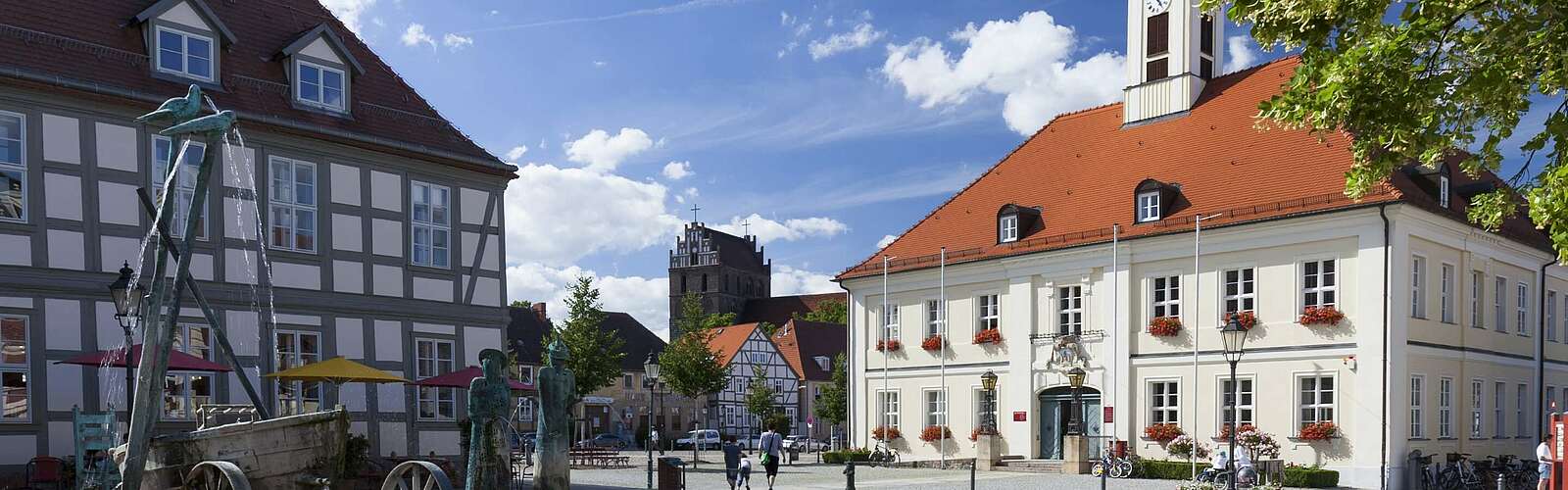 Marktplatz in Angermünde,
        
    

        Foto: TMB-Fotoarchiv/Tilo Grellmann