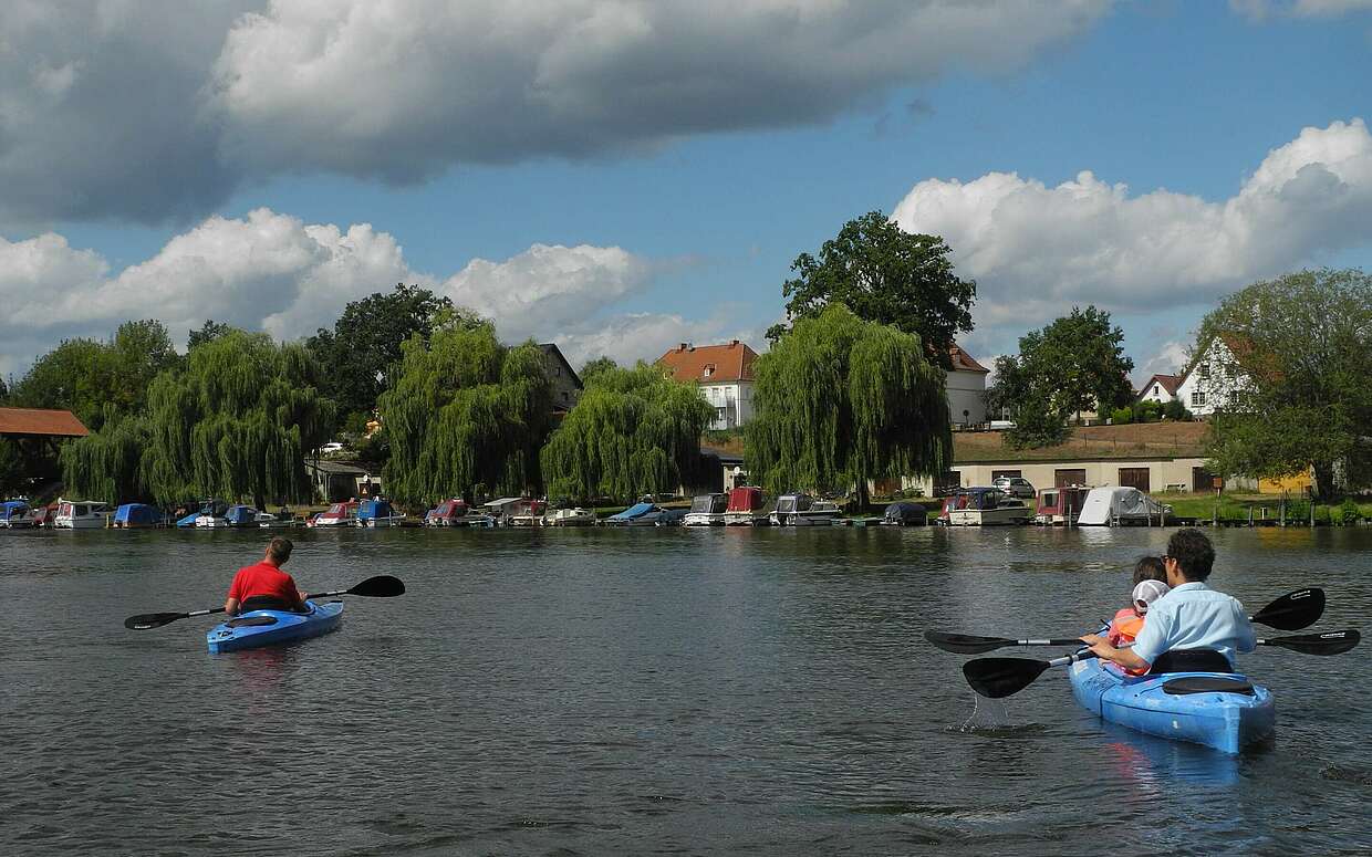 Kanutour auf dem Stadtsee Templin