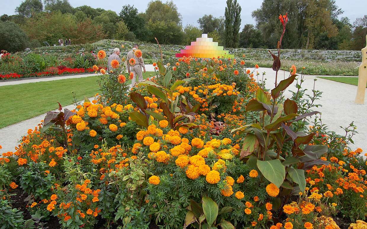 Blütenpracht zur Landesgartenschau im Schlosspark Oranienburg