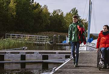 Barrierefreier Familienurlaub am Senftenberger See