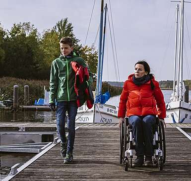 Barrierefreier Familienurlaub am Senftenberger See