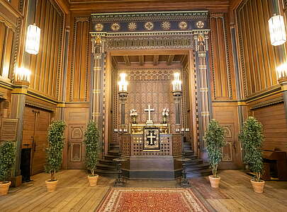 Friedhofskapelle von innen