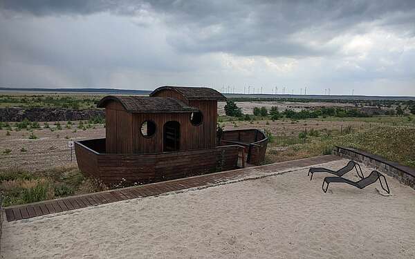 Am zukünftigen Ostsee in Cottbus