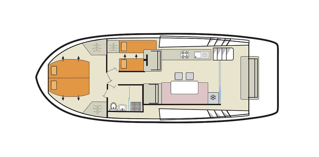 Le Boat Modell Horizon 1 (Plan)