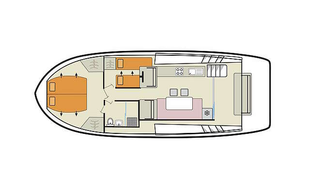 Le Boat Modell Horizon 1 (Plan)