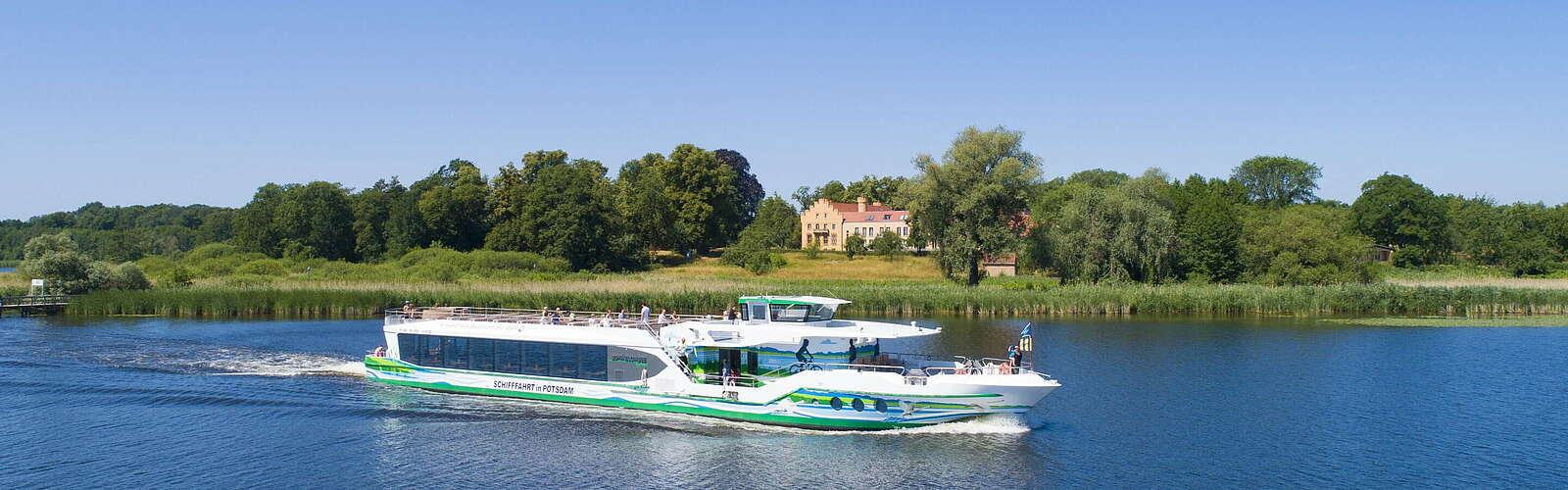 Havelseenrundfahrt mit der MS Schwielowsee,
        
    

        
            Foto: Weisse Flotte Potsdam GmbH