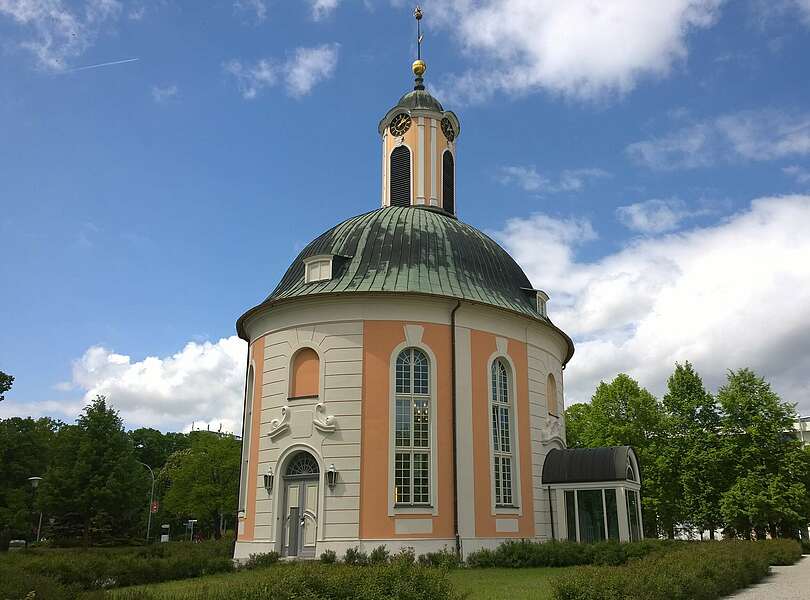 Außenansicht des Berlischky-Pavillons in Schwedt