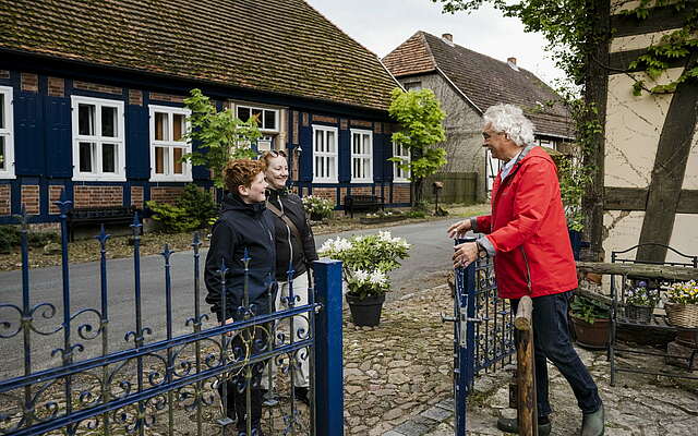 Mutter und Sohn in Breetz