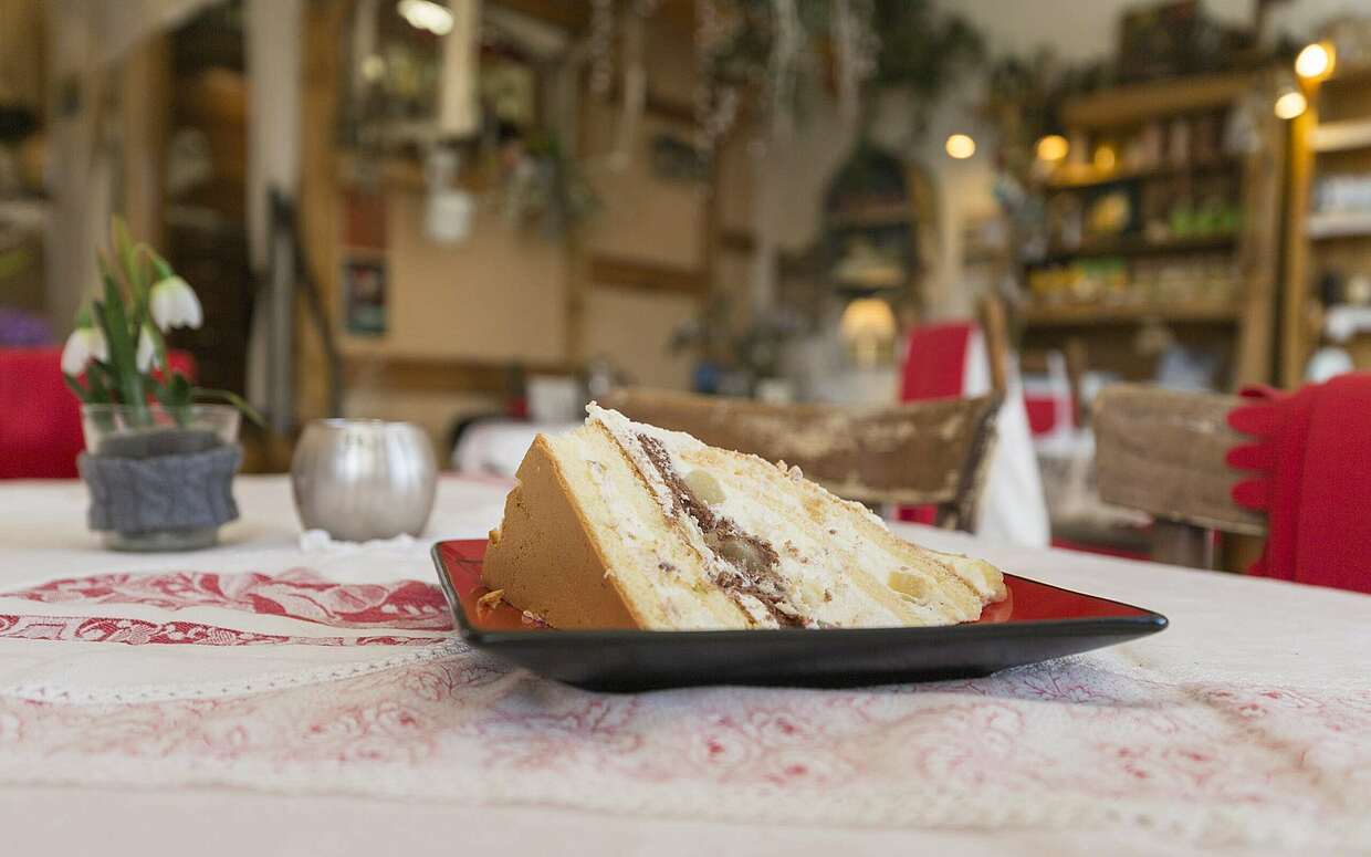 Birnentorte im Café Altes Waschhaus