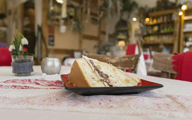 Birnentorte im Café Altes Waschhaus