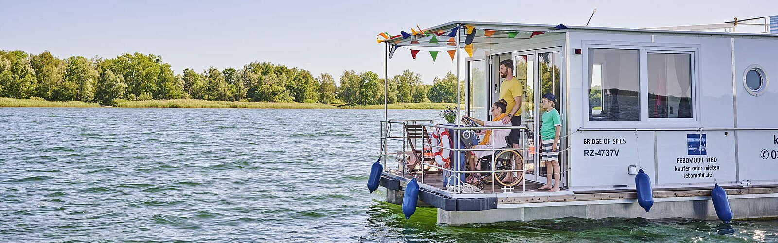 Rechlin Müritz Barrierefreier Urlaub mit der Familie auf dem Hausboot ,
        
    

        Foto: DZT/Jens Wegener