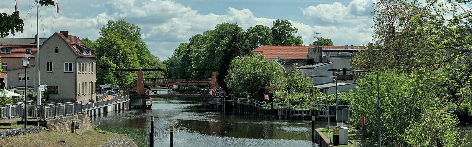 Schleuse in Zehdenick,
        
    

        Foto: Tourismusverband Ruppiner Seenland e.V./Jannika Olesch