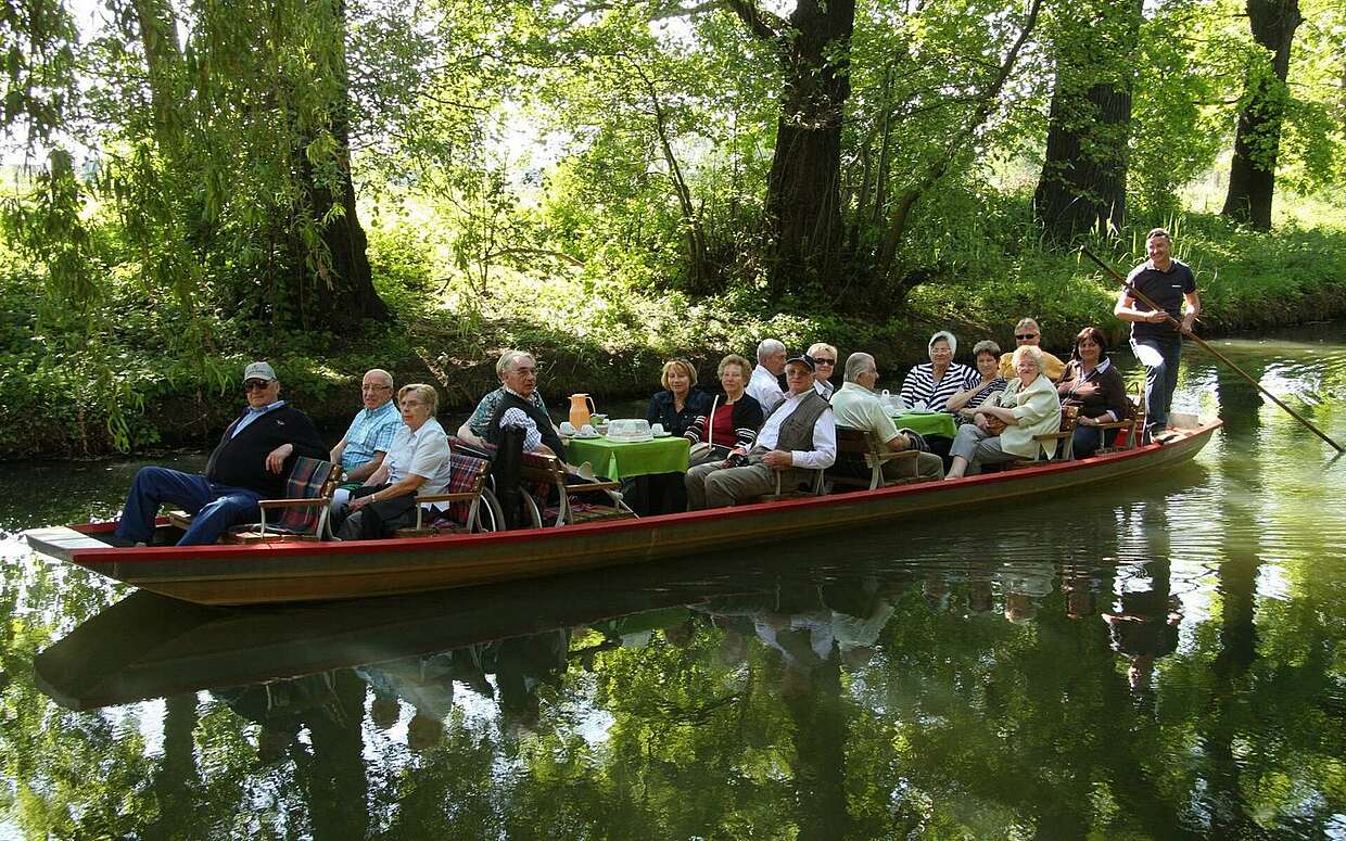 Kahnfahrt im kleinen Spreewald Wahrenbrück