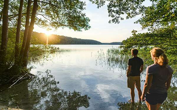 Wanderer am Roofensee