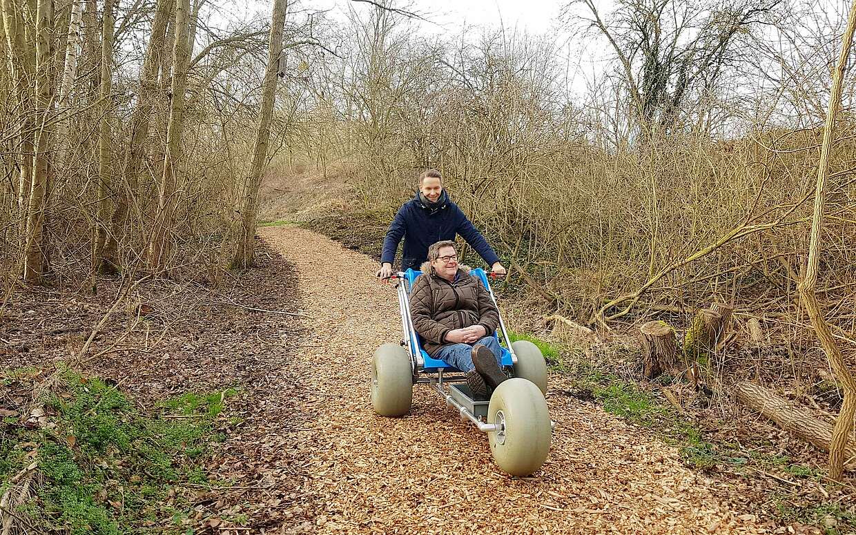 Probefahrt im Wattmobil