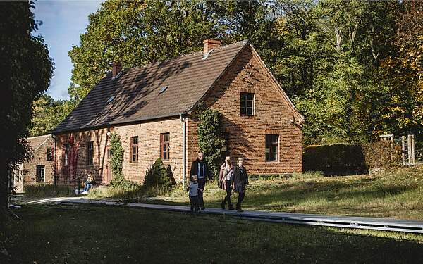 Familienspaziergang in Glashütte