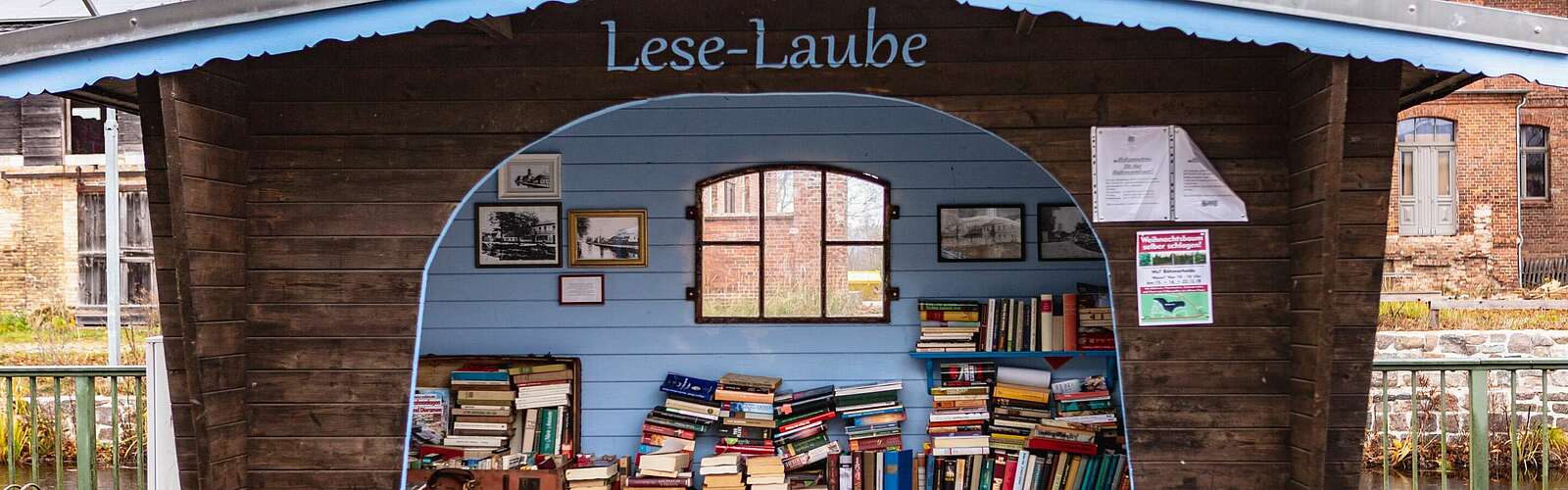 Lese-Laube in Zerpenschleuse,
        
    

        Foto: TMB-Fotoarchiv/Steffen Lehmann