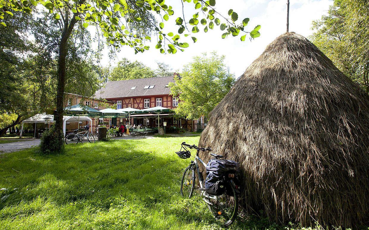 Pause machen im Spreewald kann so idyllisch sein.