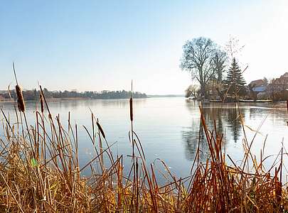Müllroser See im Winter
