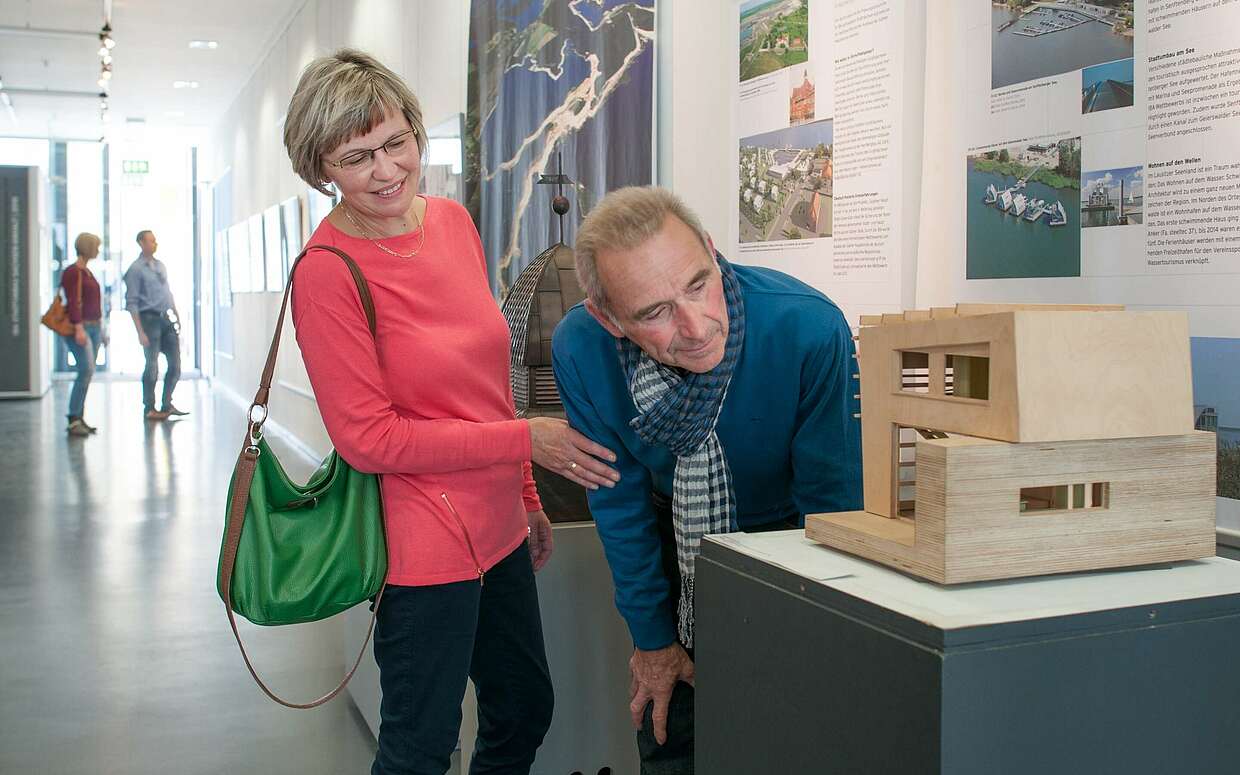 Ausstellungsraum der IBA Terrassen