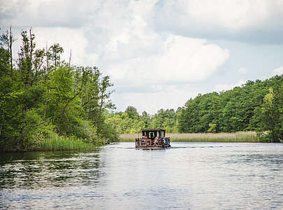 Hausboot auf der Havel