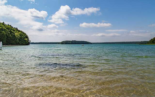 Blick auf den Stechlinsee