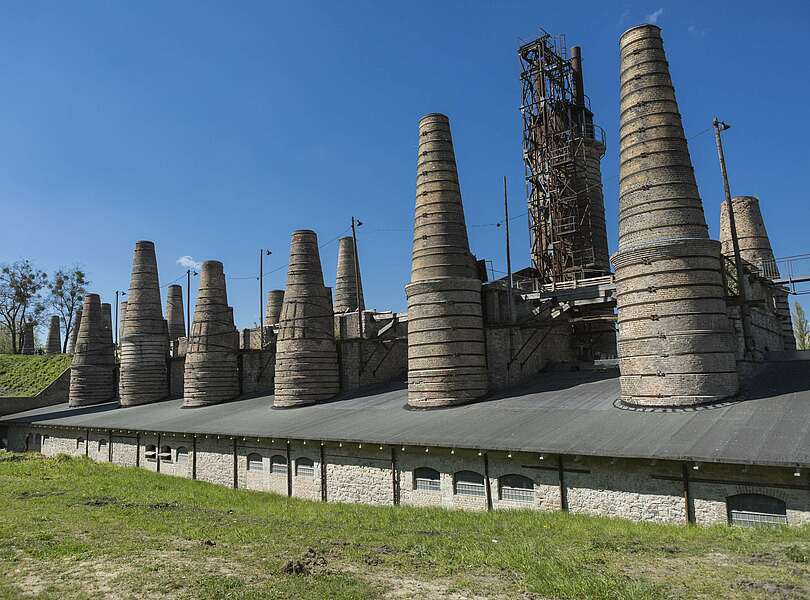 Schachtofenbatterie im Museumspark Rüdersdorf