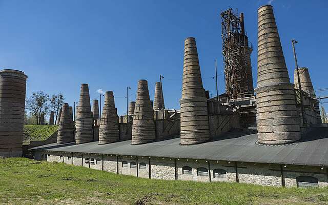 Schachtofenbatterie im Museumspark Rüdersdorf