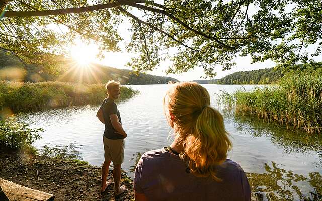 Wanderer am Roofensee