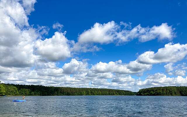 Schwimmsteg am Dreetzsee