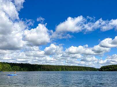 Schwimmsteg am Dreetzsee