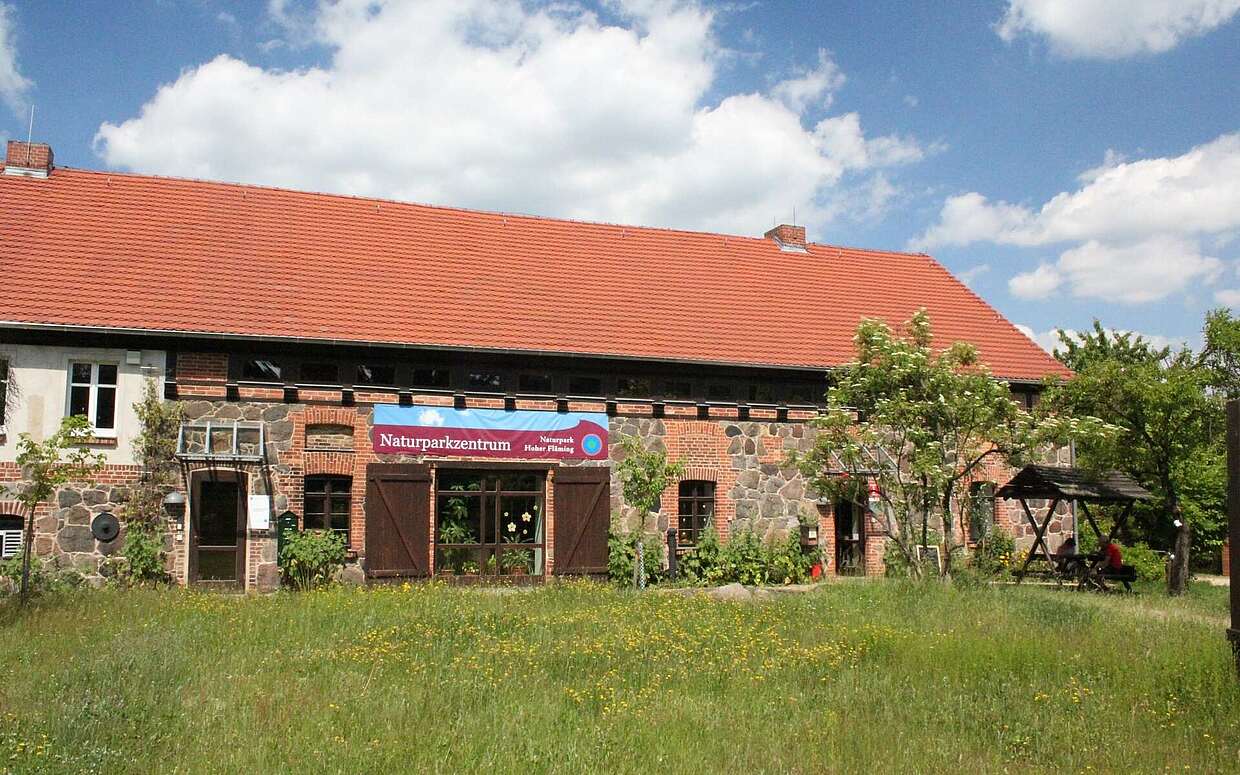 Das Naturparkzentrum Hoher Fläming in Raben. Foto: J. Wittig