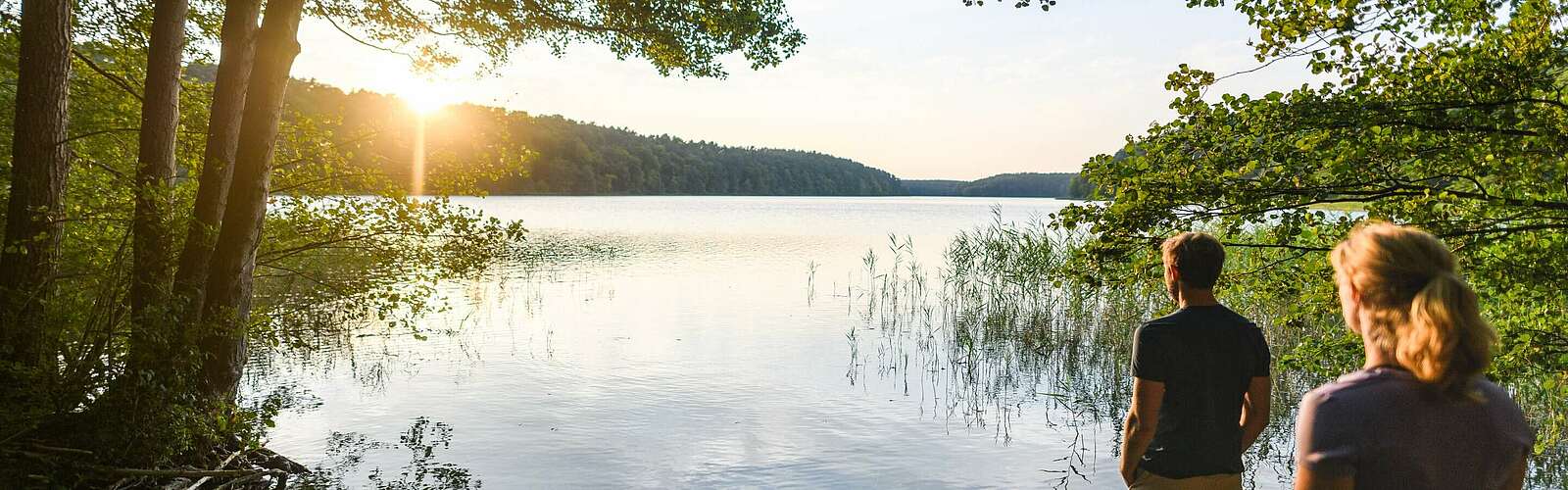 Wanderer am Roofensee,
        
    

        Foto: TMB-Fotoarchiv/Wolfgang Ehn