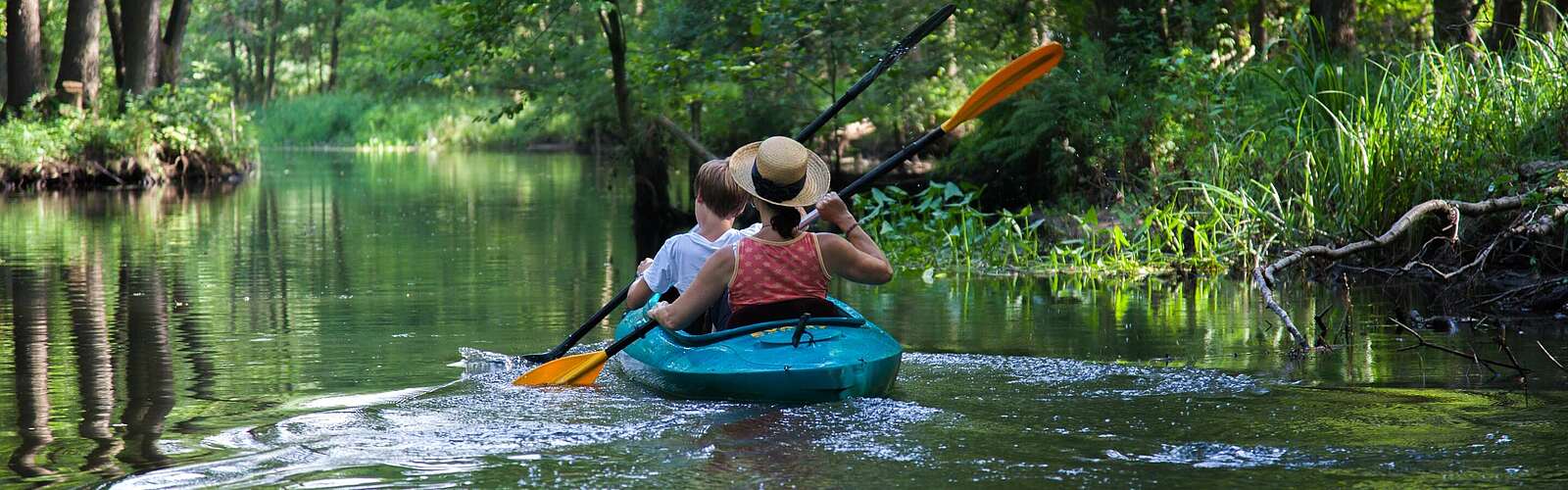 Kanufahrt im Spreewald,
        
    

        Foto: TMB-Fotoarchiv/Peter Becker