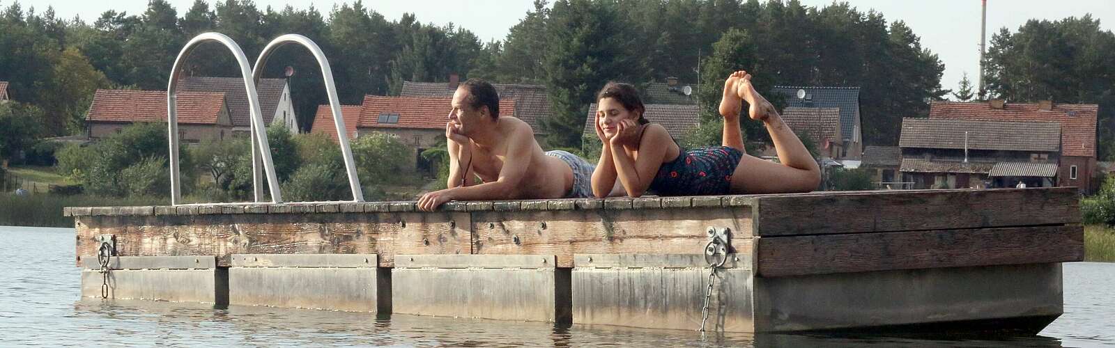 Pause auf einer Badeinsel,
        
    

        Foto: TMB- Fotoarchiv/Christiane Flechtner