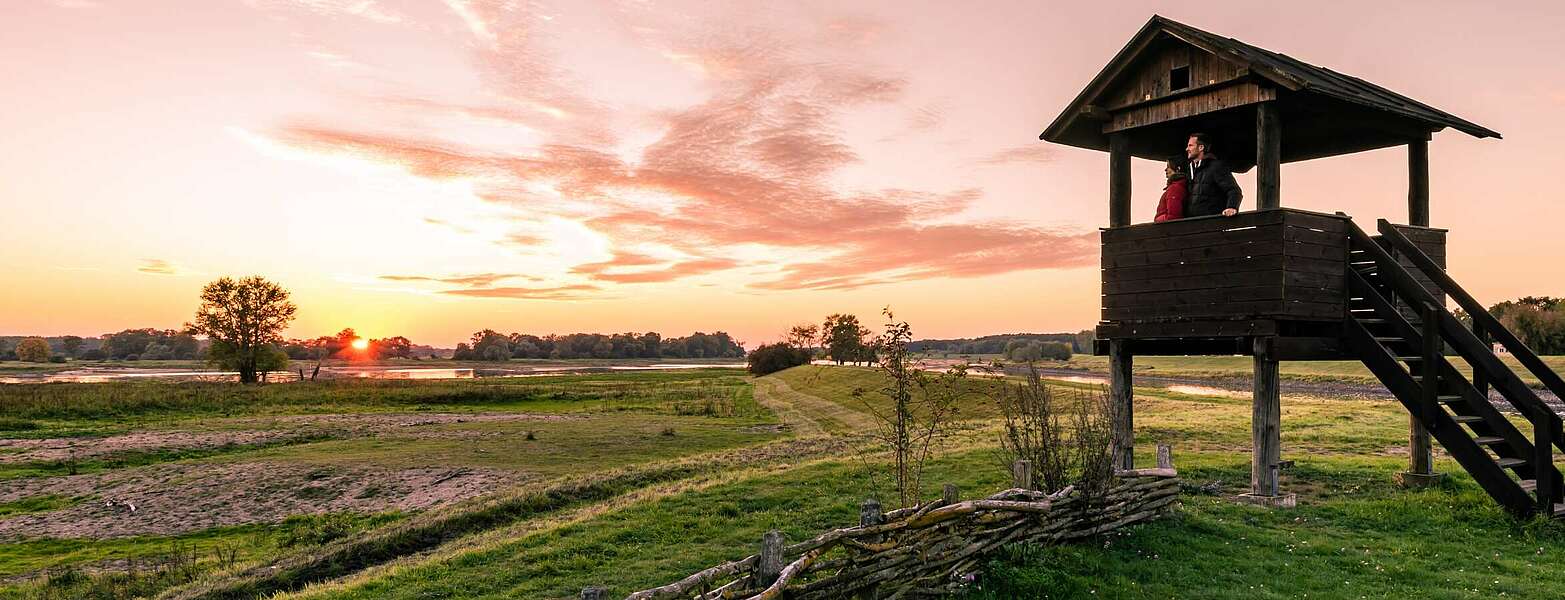 Gnevsdorfer Wehr an der Elbe,
        
    

        Foto: Tourismusverband Prignitz e.V./Markus Tiemann